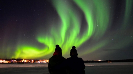 Sprookjeswereld in winters Lapland - Noorderlicht